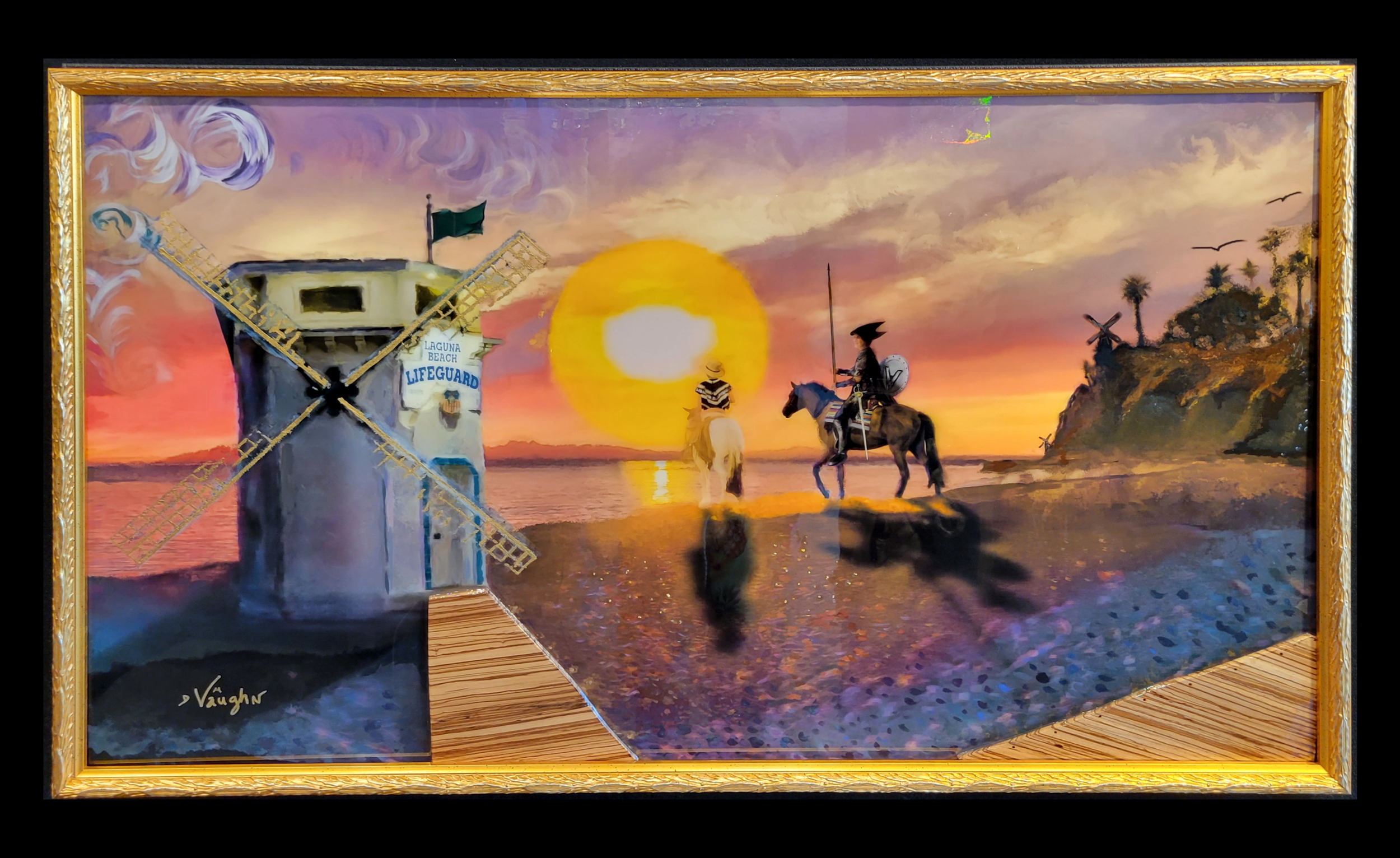 Don Quixote and the Main Beach Windmill - David Michael Vaughn